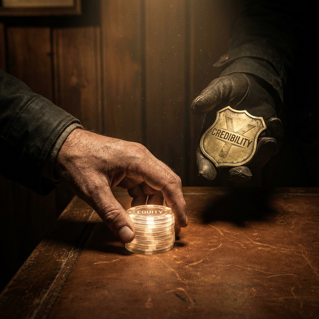 Founders Trade Equity for Credibility